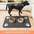 thumbnail image 5 of Pet Feeding Mat Dispenser Mat for Dog and Cat (12"x20", Striped Dark Gray), 5 of 6