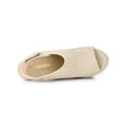 thumbnail image 4 of BLISSFUL STEP Sandales Compensées à Plateforme Espadrilles pour Femmes Beige 10, 4 of 8