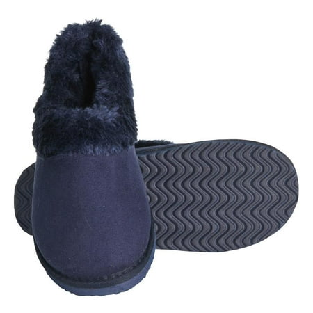SERANOMA Women’s Faux Fur House Boot Slippers w/ EVA Foam & Antislip Rubber