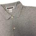 thumbnail image 2 of Boast Men's Polo Shirt 10004, X-Large, Heather Grey, 2 of 2
