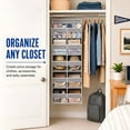 thumbnail image 4 of 5-Tier Over Door Organizer with 10 Compartments, Bug Hull Heavy Duty Hanging Storage Holds up to 60 lbs, Door Organizer for Closet, Diaper and Room Storage, 4 of 9
