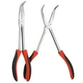 thumbnail image 4 of Powerbuilt 11 Inch 90° Long Reach Long Nose Pliers - 640862, 4 of 6