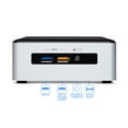 thumbnail image 3 of Referbished Intel NUC5i7RYH Mini Desktop, Intel Dual-Core i7-5557U Upto 3.4GHz, 4GB RAM, 128GB SSD, MiniDP, MiniHDMI, Wi-Fi, Bluetooth, Windows 10 Pro, 3 of 6