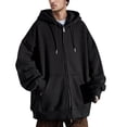 thumbnail image 3 of WILLBEST Sudaderas Navideñas para Hombre, Otoño/Invierno, con Cremallera Completa, Informal, para Uso Diario, Abrigo Superior XXGrande, 3 of 3
