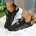 thumbnail image 4 of Willtoo Women's Breathable Walking Running Shoes Casual Lace Up Tennis Sneakers Non Slip Work Sport Athletic Orthopedic Shoes, 4 of 7