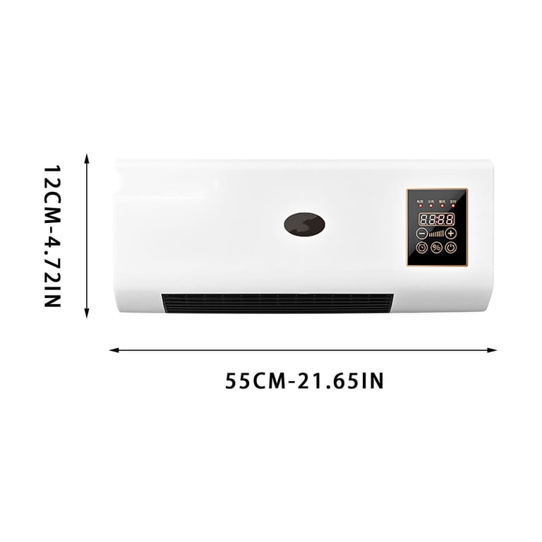 Portable 2-in-1 Air Conditioner and Heater, Wall-Mounted or Floor