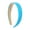 Blue, variant on 1 inch Vegan Leather Headband for Women and Girls (Red)