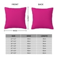 thumbnail image 2 of Yiaed Darkmagenta Print Pillow Covers Super Soft Decorative Square Throw Pillow Covers Case Cushion Covers for Sofa Couch Bedroom Car Decor（No pillow core）-12"x12", 2 of 7