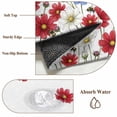 thumbnail image 6 of Red Blue Floral 2'x6' Runner Rugs for Hallway Kitchen Bedside Non Slip Washable, Independence Day Flowers Farmhouse Entryway Rug Runners with Rubber Backing, Long Carpet Runner for Laundry Room, 6 of 8