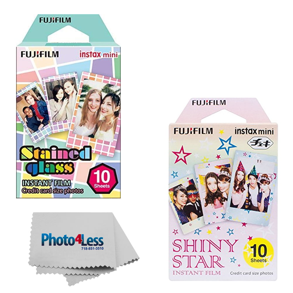 Fujifilm Instax Mini Stained Glass instant Film Pack of 10 