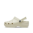 thumbnail image 1 of Zapatos Crocs Classic Platform Clog Bone para mujer, talla 9, 1 of 7