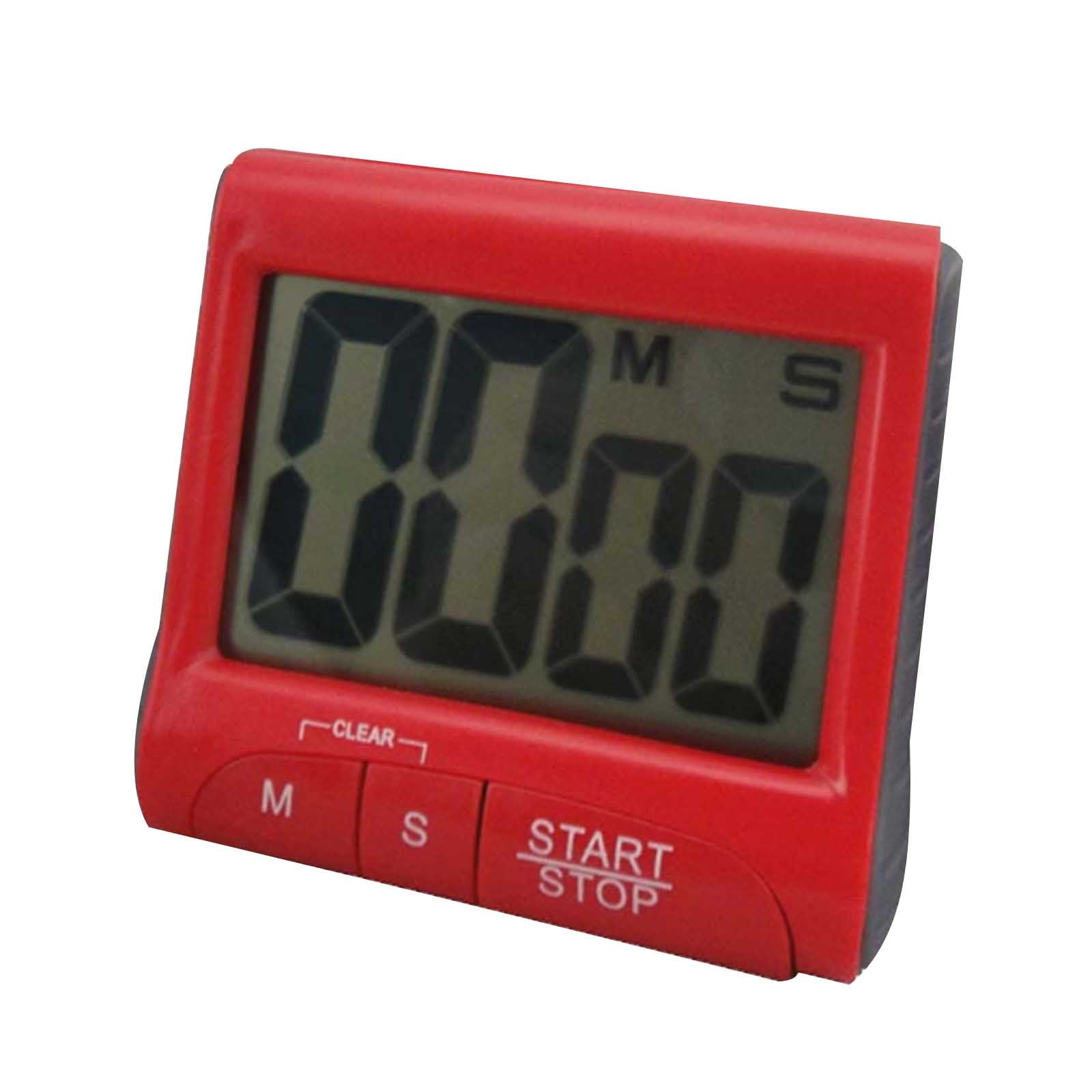 Large Display Digital Timer LED Magnetic Kitchen Cooking Countdown Timer  Study Stopwatch - Black Wholesale
