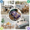 thumbnail image 3 of Halloween Table Cover Wrinkle Resistant Washable Tablecolths Table Covers Pumpkin Skull Bat Spider Rectangle Tablecloth for Party Picnic Dinner Decor, 3 of 5