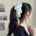 thumbnail image 5 of Hair Clip, Hair Bow, Handcrafted Mesh Bow Hair Clip for Fuller Volume and Elegant Hairstyles, Comfortable Spring Clip Suitable for All Hair Types and Lengths, 5 of 7