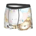 thumbnail image 2 of Balery Cute Animals Men's Boxer Briefs, Soft and Breathable Cotton Underwear with nylon Waistband-XX-Large, 2 of 9
