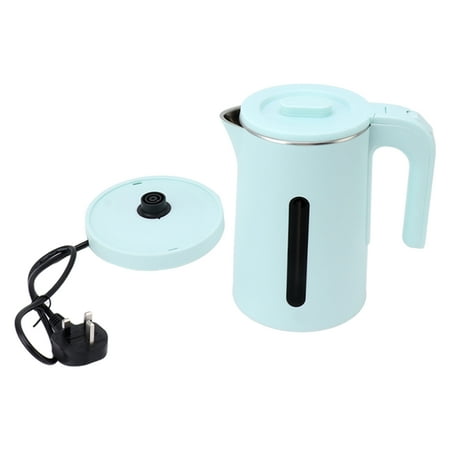 

2024 Stainless Steel Electric Kettle Double Layers 2000W 2L Auto Off Free From BPA Hot Water Kettle for Home UK Plug 220V Blue