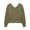Army Green, variant on Tqcoqu Women's Off Shoulder V Neck Sweatshirts,2026 Fall Long Sleeve Pullover Tops,Lightweight Comfy Y2K Casual Fall Outfits