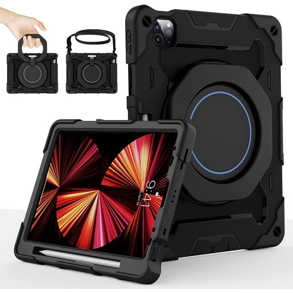 Timoom for iPad Air 5th Generation Case 2022 / 4th Gen 2020 10.9 in with Screen Protector for Kids[15ft Drop Protection] iPad Pro 11 Case 4th 3rd 2nd 1st Gen (2022 2021 2020 2018) with 360 Stand