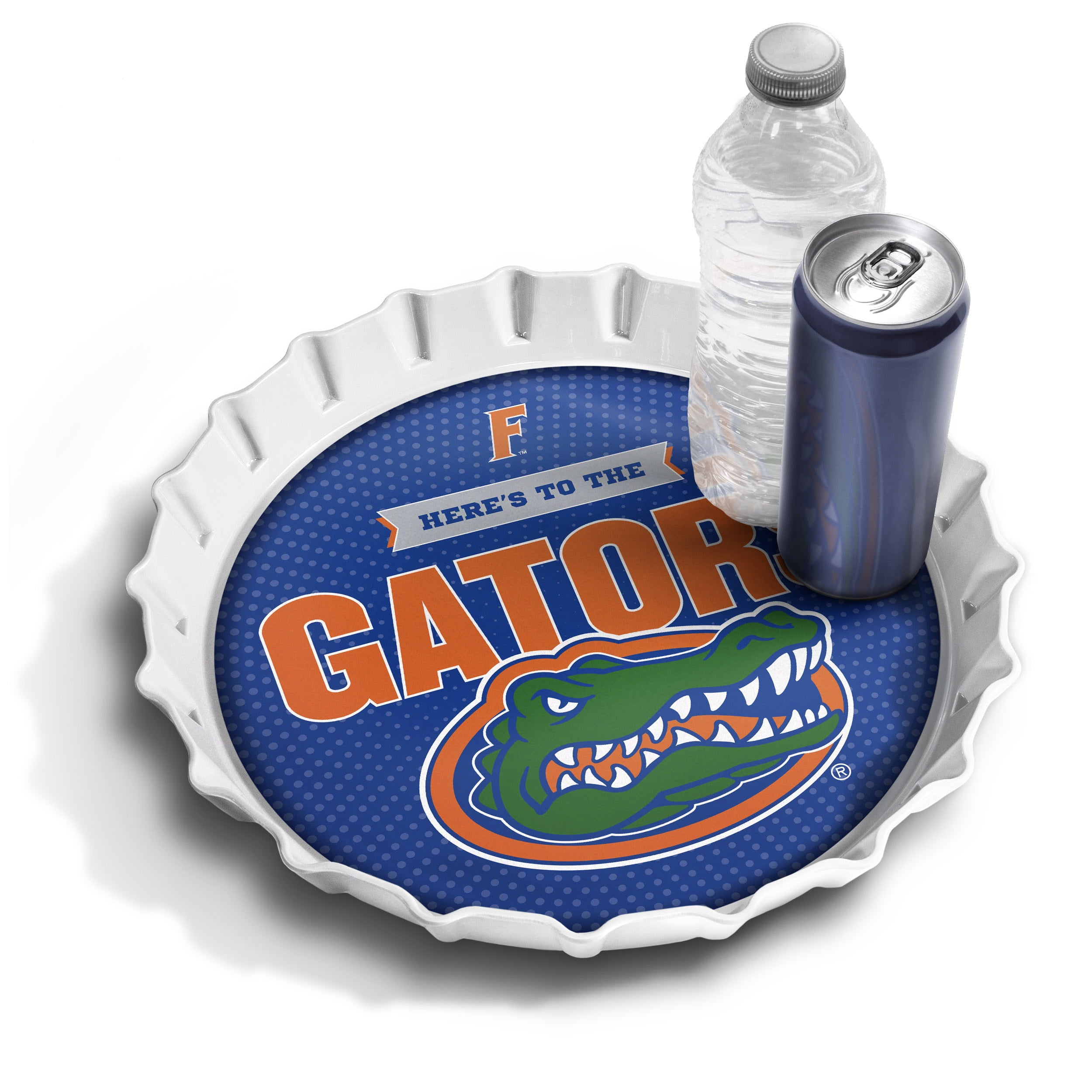 YouTheFan NCAA Florida Gators Bottle Cap Serving Tray