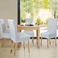 thumbnail image 3 of Unique Bargains High Elasticity Dining Chair Slipcover Gray L, 3 of 8