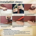 thumbnail image 7 of 39"Door Sweep for Bottom of Door with Brush,Silicone Under Door Draft Stopper Reduce Noise,Adhesive Door Gap Filler Bottom for Exterior & Interior Doors Blocker Dust Cold Air,Black, 7 of 7