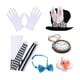 thumbnail image 3 of Conjunto de disfraz de conejo blanco, vestido de conejito, accesorio de disfraz de Cosplay, con orejas de conejo para fiesta, 3 of 9