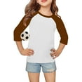 thumbnail image 6 of Trupants Toddler Unisex Raglan Sleeve Long Sleeve Shirt - Brown, 4T, Stretchy Wrinkle-Free, Machine Washable for Daily Play & School, 6 of 6