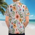 thumbnail image 6 of High Quality Hawaiian Shirts for Men Short Sleeve Aloha Beach Shirt Floral Summer Casual Button Down Shirts Blouses YC29O7, 6 of 7
