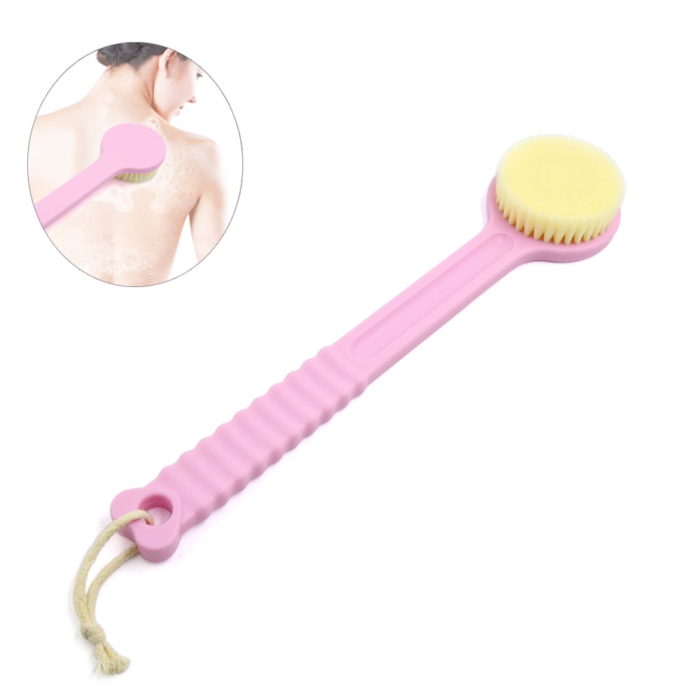 Long Handle Soft Bristle Body Bath Brush Back Exfoliating Scrubber