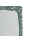 thumbnail image 3 of Ambesonne Spring Fitted Sheet, Rococo Influences Essence, Queen Size, Pale Sage Green White, 3 of 3