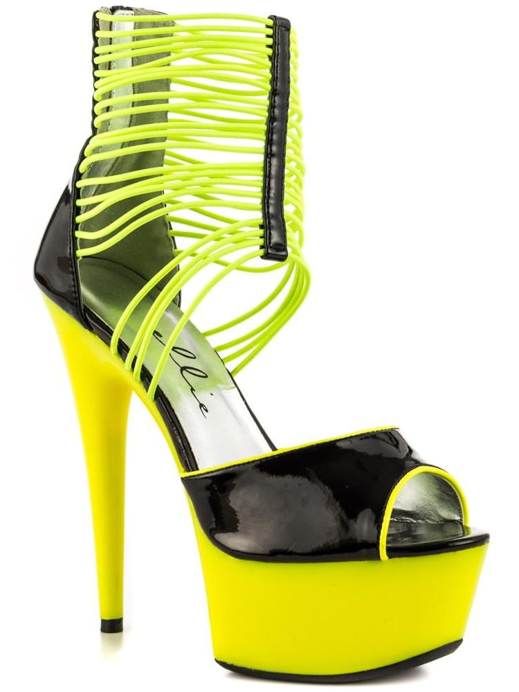 neon stilettos