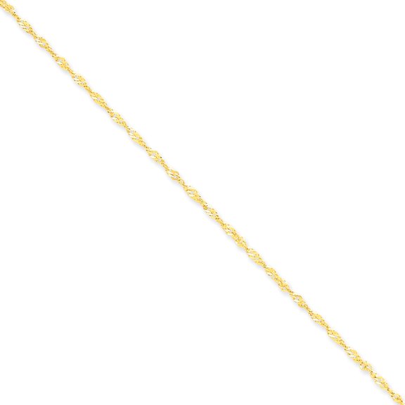 14k 1.70mm Singapore Chain