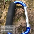 thumbnail image 3 of Milisten 1Pc Carabiner Clip Aluminium Alloy D-Ring Spring Keychain Hook Accessory, 3 of 6