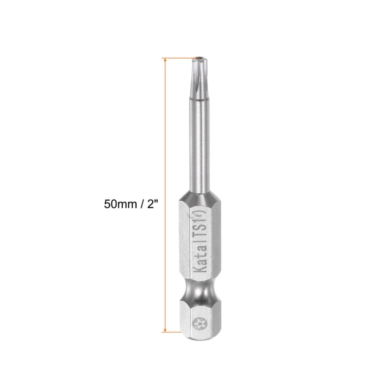 Uxcell TS10 Magnetic Security Star 5 Point Torx Screwdriver Bit 1