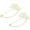 Beige, variant on Flower Lapel Stick Brooch Pin with Gold Leaf Satin Tassel Chain Dangling Handmade Boutonnieres Pins for Collar Wedding Party Bright Blue -