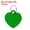 Green, variant on Uxcell Aluminum Blank Tags 1.4 x 1.2 Inch, Heart Shape Metal Stamping Blanks Pet ID Label with Key Rings, Red 12Pcs