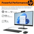 thumbnail image 3 of HP Business 24 All-in-One Desktop, 23.8" FHD Touchscreen, Intel i5-1335U, 16GB RAM, 2TB SSD, True Vision 1080p IR, integrated microphones, Wi-Fi 6, Windows 11 Home, Black, 3 of 6