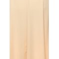 thumbnail image 4 of Women's Plus Size A-Line High Waist Elastic Band Pleated Solid Midi Skirt, 4 of 4