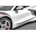 thumbnail image 5 of Replacement For 2020-Present Chevrolet Corvette C8 | GM Factory Z51 Style CARBON FIBER Side Skirts Rocker Panels Extension Pair, 5 of 12