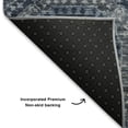 thumbnail image 5 of Addison Rugs Mayfield Premium Machine Washable Transitional Panels Blue Rectangle Rug, 9' x 12', 5 of 7