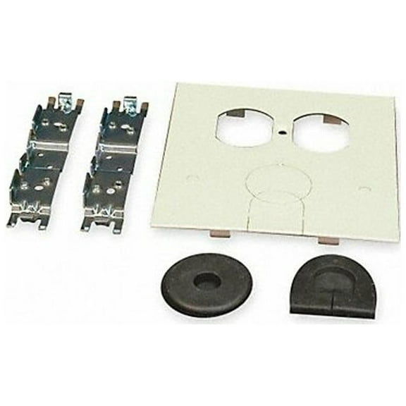 Legrand Cover Plate Raceway, 4047 Series, 5 1/8 in W, 4-3/4 in L, Ivory V4047BH