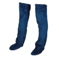 thumbnail image 5 of yuksok over Knee High Fuzzy Socks Bedroom Boot Socks Lady Cozy Super Soft for Women Dark Blue S, 5 of 9