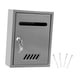 thumbnail image 2 of Buzón de pared con cerradura y 2 llaves, de hierro, para el hogar. Gris, 2 of 9