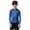Blue, variant on Boys Athletic Zip Sweatshirt Long Sleeve Pullover Jacket for Kids Active Wear Workout Tops