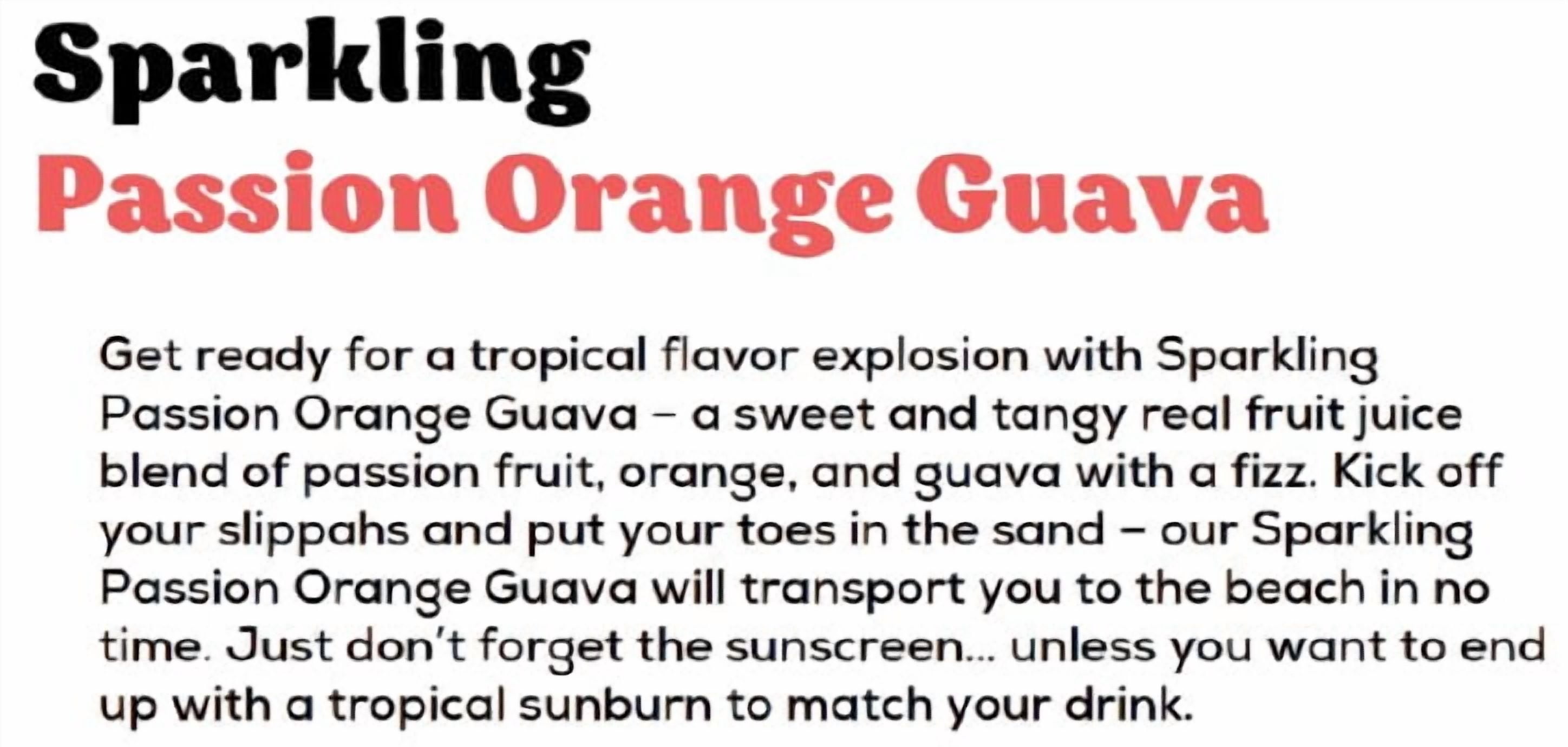 Hawaiian Soda Passion Orange Guava, 12 fl oz
