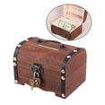 thumbnail image 3 of Caja de almacenamiento de de , caja de dinero vintage, caja de dinero con , , regalos, juguetes de maciza, Hugo Almacenamiento de cofres del tesoro, 3 of 10