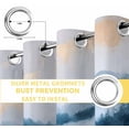 thumbnail image 6 of Navy Blue Blackout Curtains for Bedroom/Living Room, Thermal Insulated Kitchen Curtains, Contemporary Yellow Oil Painting Grommet Darkening Window Treatment Drapes 42"x63"x2, 6 of 8