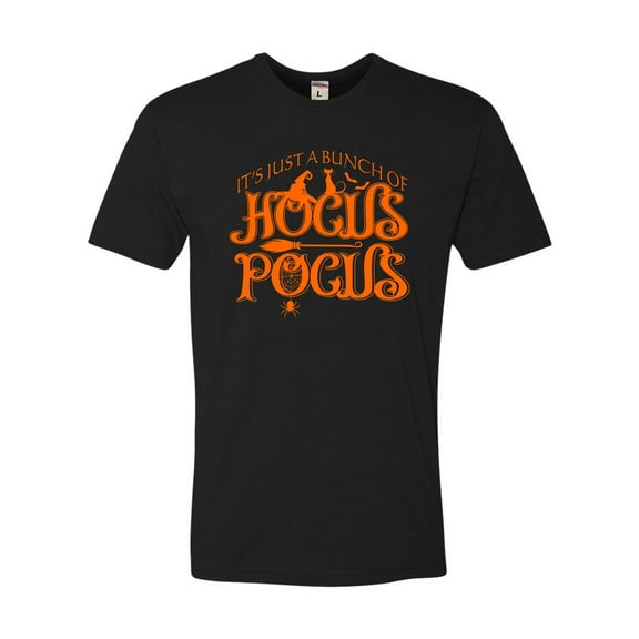 Go All Out It's Just A Bunch Of Hocus Pocus Halloween Deluxe Soft T-Shirt Mens/Women