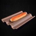 thumbnail image 2 of Baguette Baking Tray, Baguette Pan Non Stick French Stick Loaf Baking Molds Pan, 2 of 2