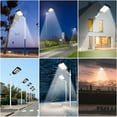 thumbnail image 5 of MUCH Solar Street Light, 6000W 3 Modes 8000000LM Dusk to Dawn Solar Lights Outdoor with Motion Sensor Remote Control Waterproof for Yard Parking Lot, Garage, Street, Road, 5 of 11